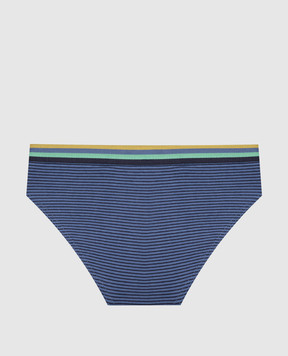 RiminiVeste Navigare blue striped briefs for children 728ZB