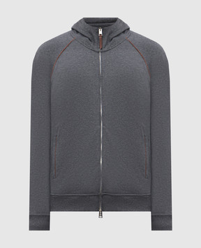 Brunello Cucinelli Grey melange sports jacket MW8639085G