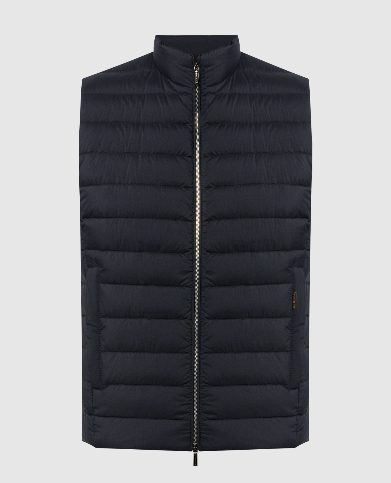 

CALAF blue quilted down vest MooRER