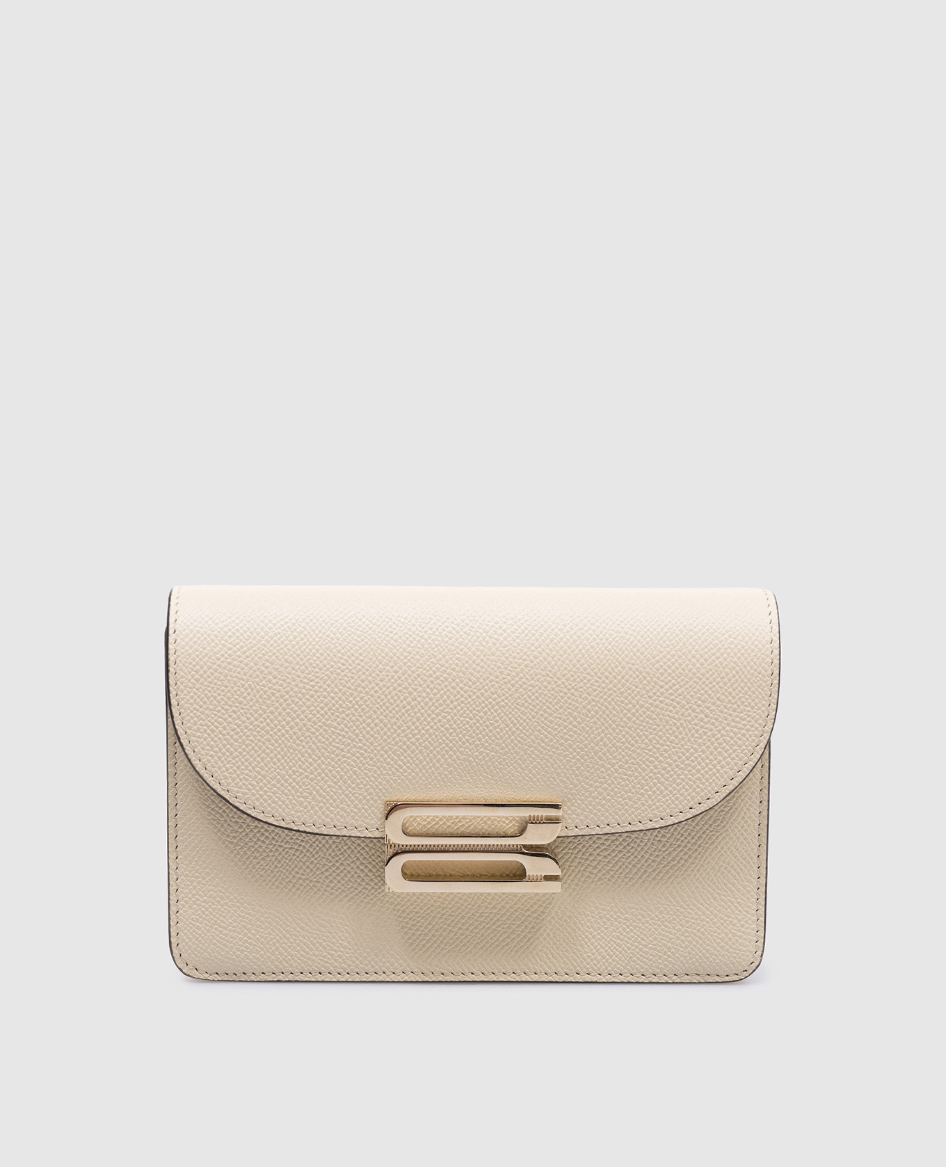 

Beige leather bag with logo Victoria Beckham