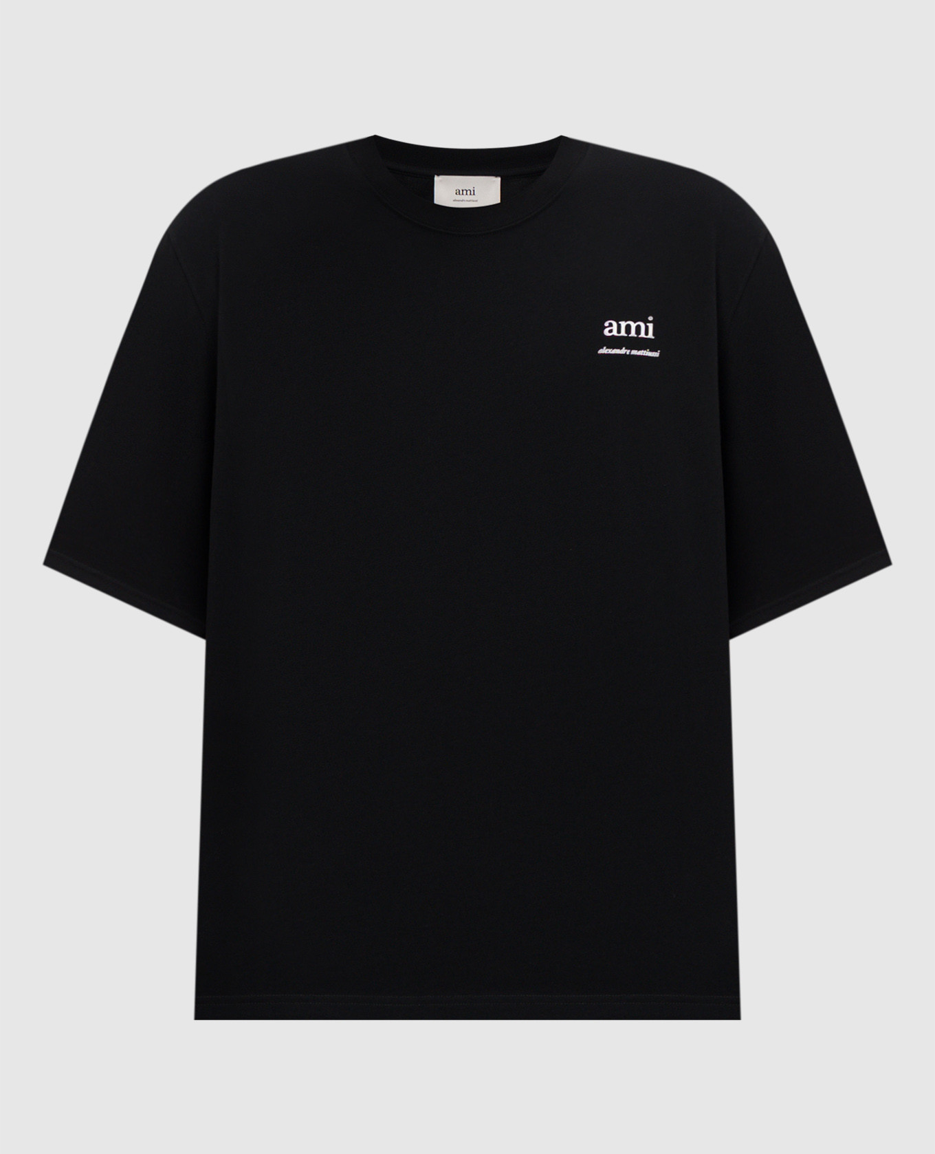 

Black t-shirt with logo print Ami Paris