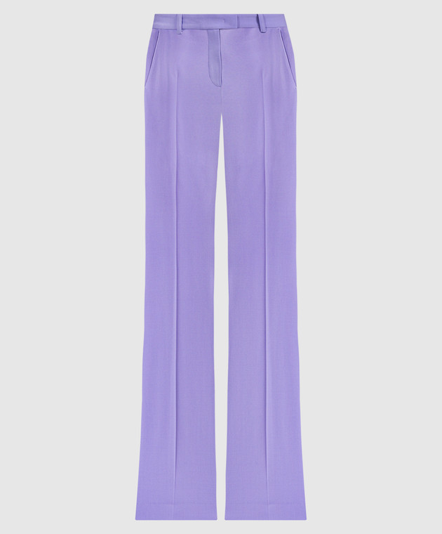 Michael Kors Haylee purple wool flared pants DPA7390004 buy with Czech Republic delivery at Symbol