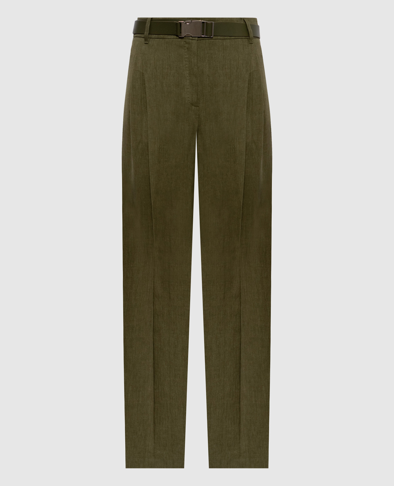 SIAMESE green linen pants Max Mara