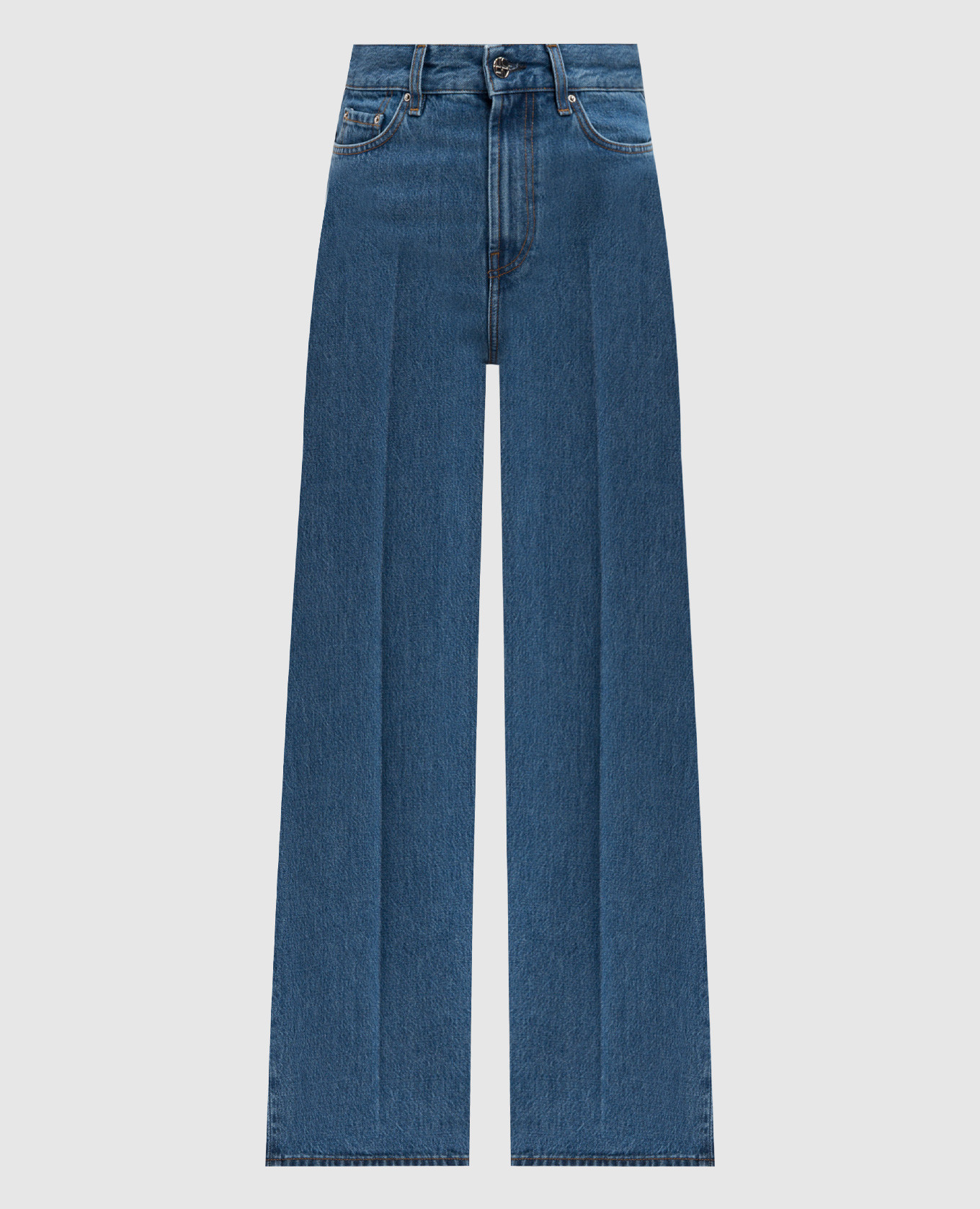 

Blue logo high rise jeans Toteme