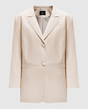 Twinset Beige jacket with logo 251AP2111
