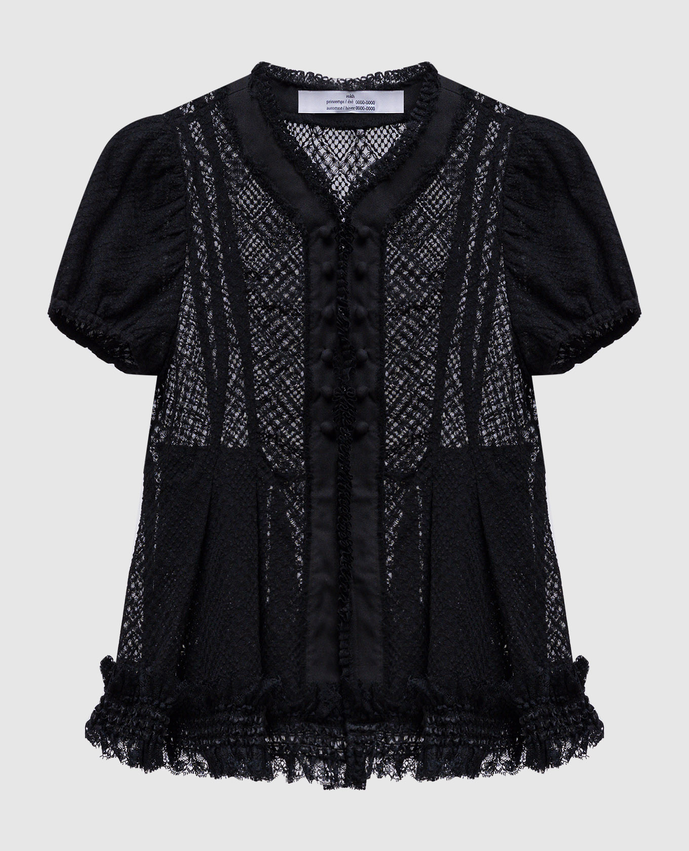 

Black lace top Rokh