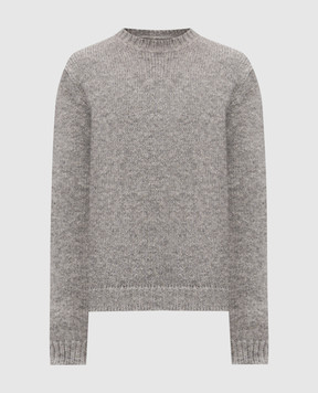 Jil Sander Gray alpaca wool sweater J53GP0012J14523