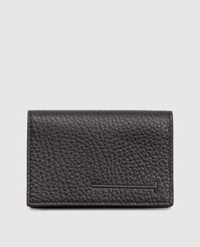 Tom Ford Black leather business card holder with logo YH418LCL499S