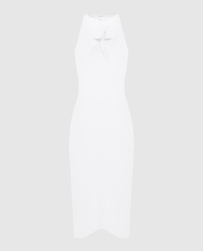 Thierry Mugler Vestido blanco Estrella 25P3RO1700859
