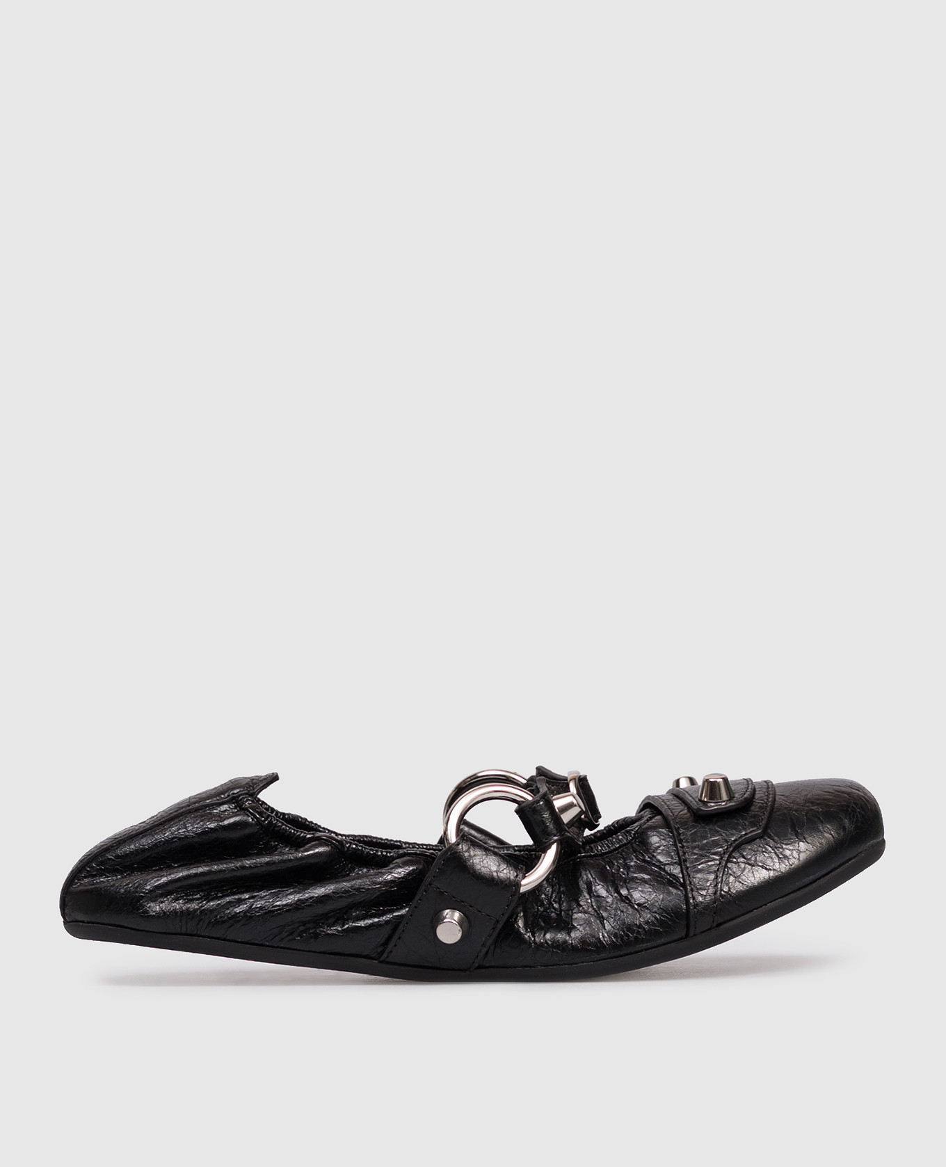

Black leather ballet flats Balenciaga