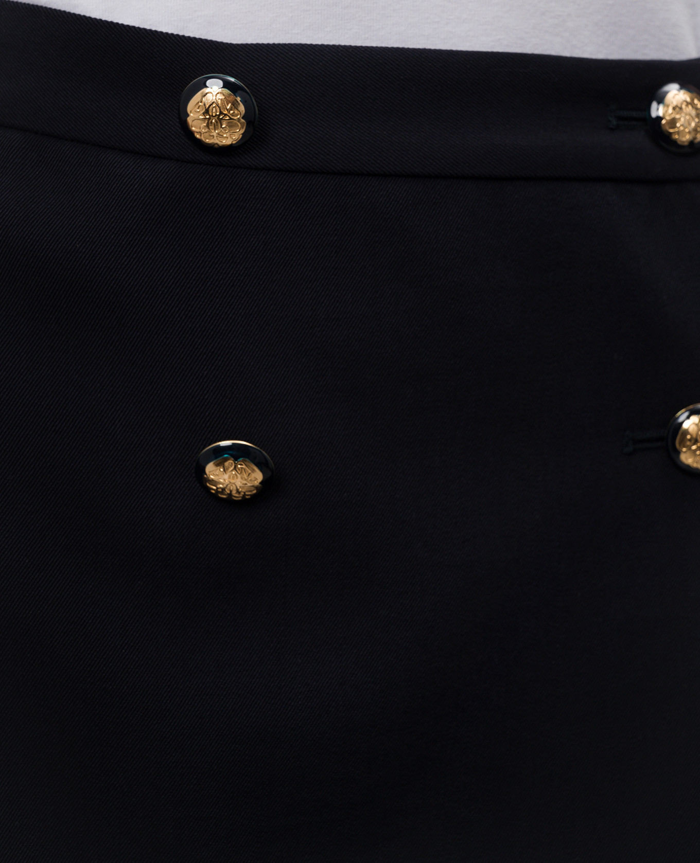 Blue wool pleated skirt Alexander McQueen 5