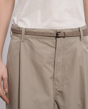 Sofie D`Hoore Beige leather belt VENICE VENICE15LNAP