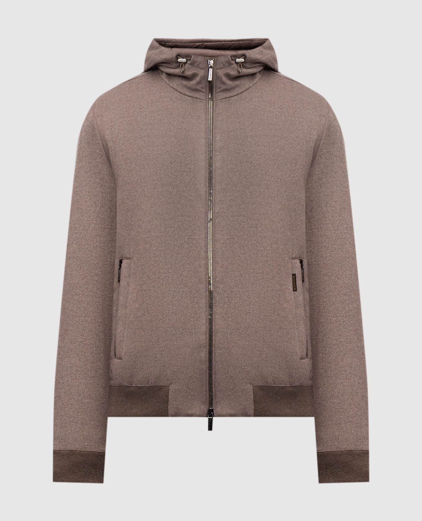 Brown ONIRO wool and cashmere down jacket MooRER