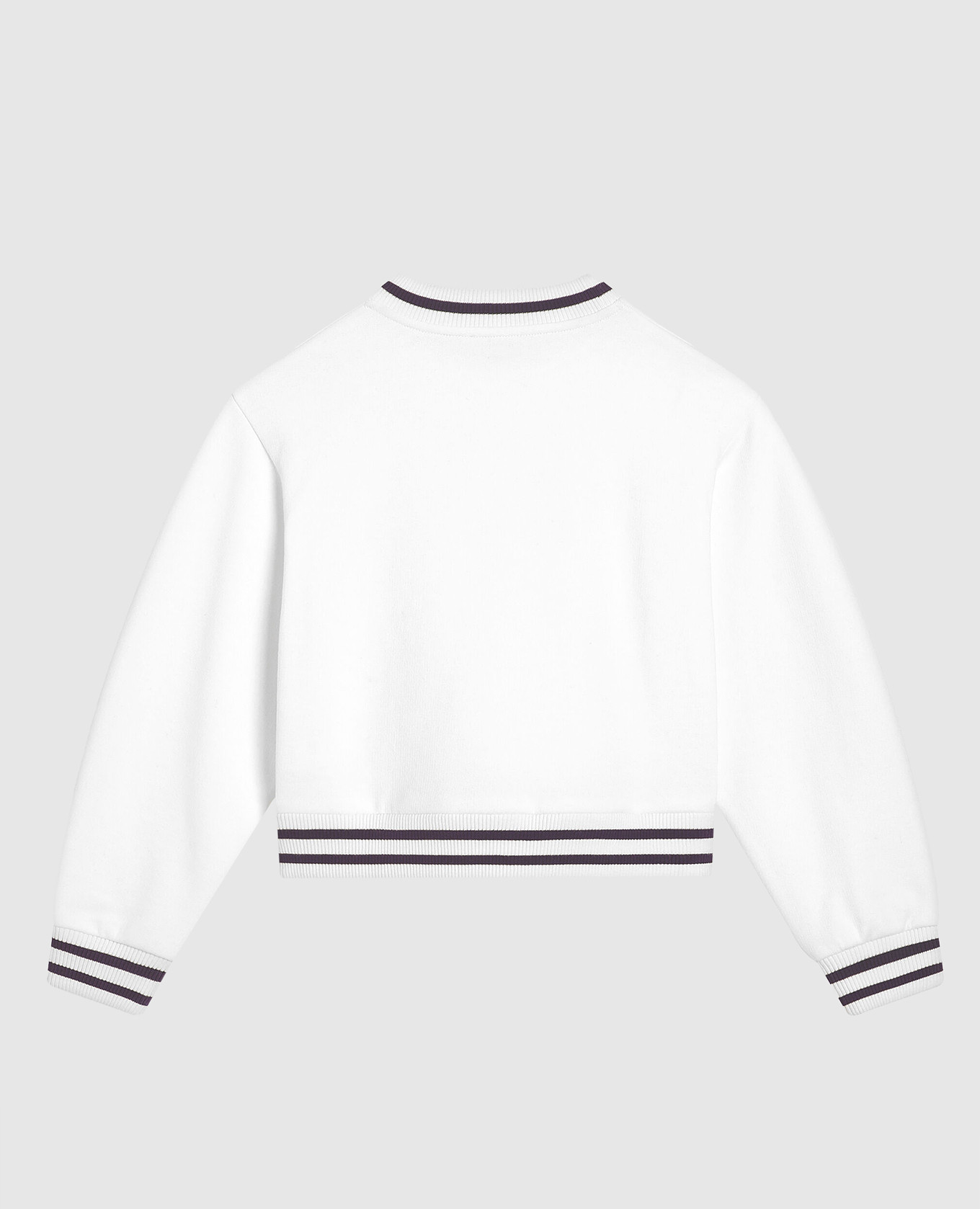 Children's white sweatshirt with DG logo Dolce&Gabbana 2