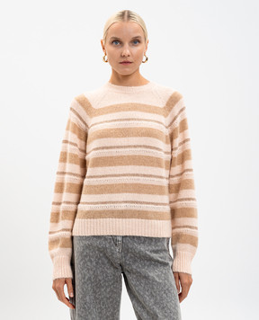 Twinset Striped alpaca sweater 252TT3071