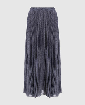 Ermanno Scervino Gray pleated skirt D472O312VJR