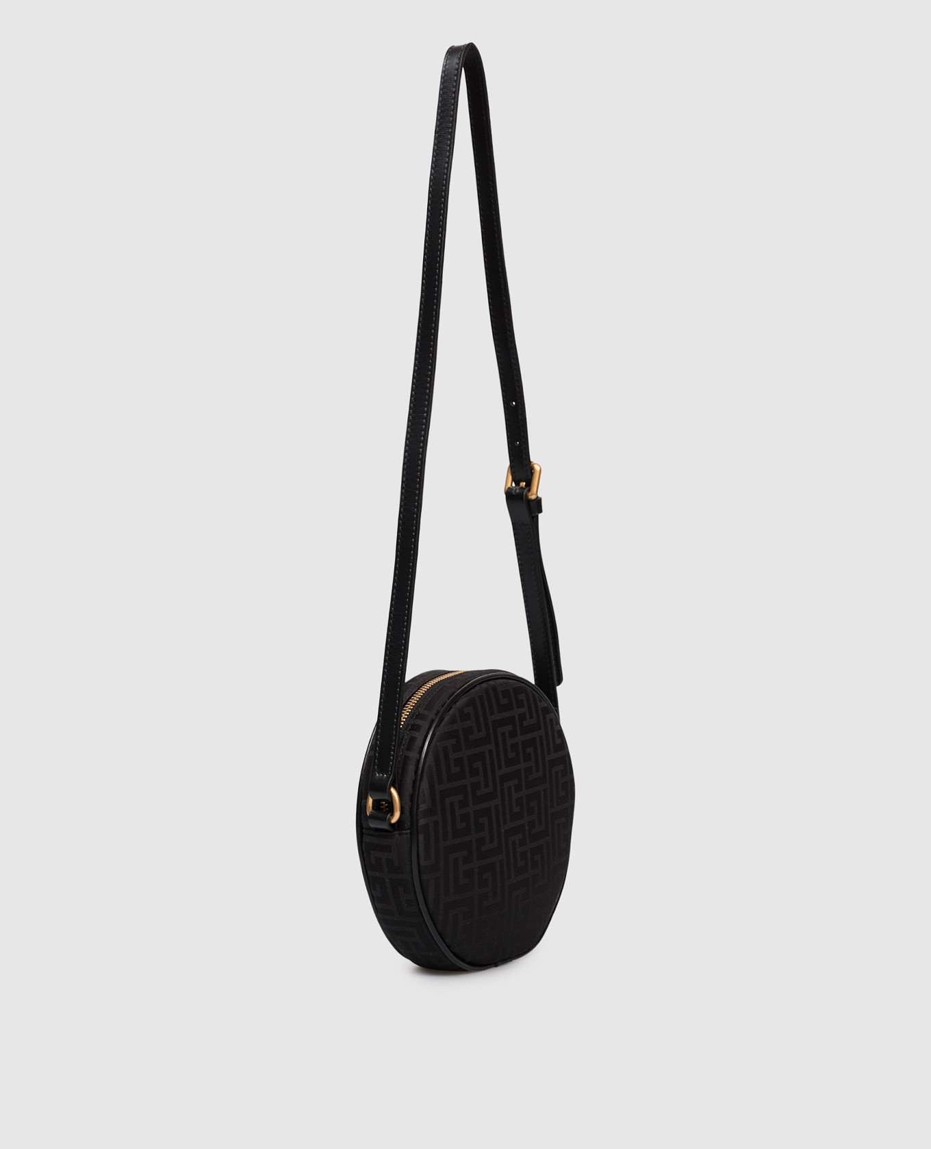 Children's black cross-body bag with a pattern Balmain 2