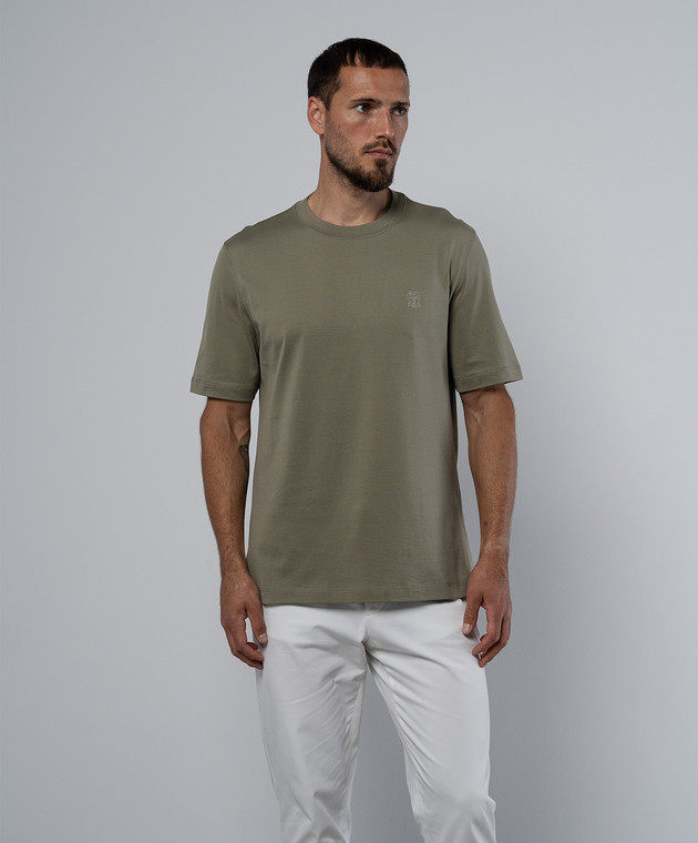 Tシャツ・カットソー BRUNELLO CUCINELLI Logo print T-shirt (M0B138440 CBH20) Tシャツ・カットソー BRUNELLO CUCINELLI Logo print T-shirt