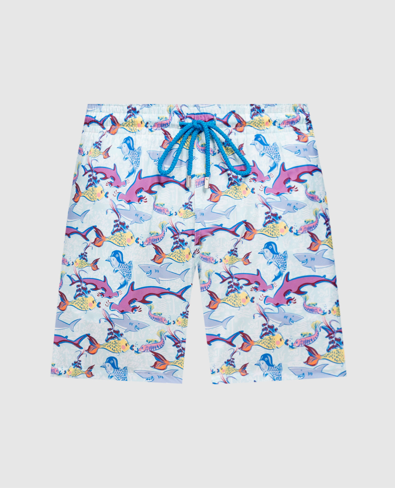 Blue printed swimming shorts vilebrequin