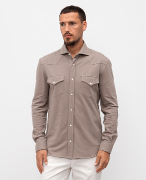 Brunello Cucinelli Gray shirt ME8546666