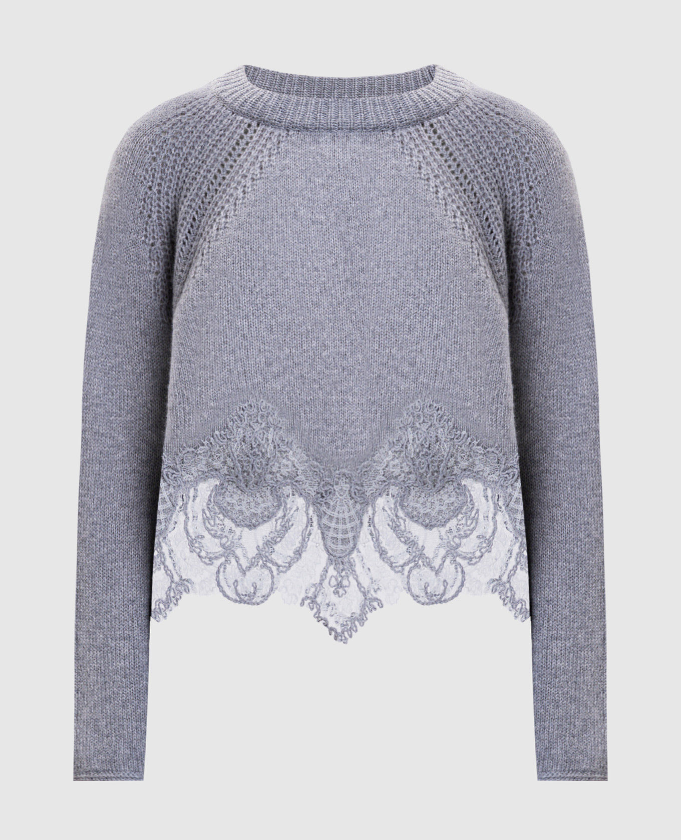 Gray cashmere sweater Ermanno Scervino