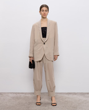 Philosophy di Lorenzo Serafini Beige pants A03082121