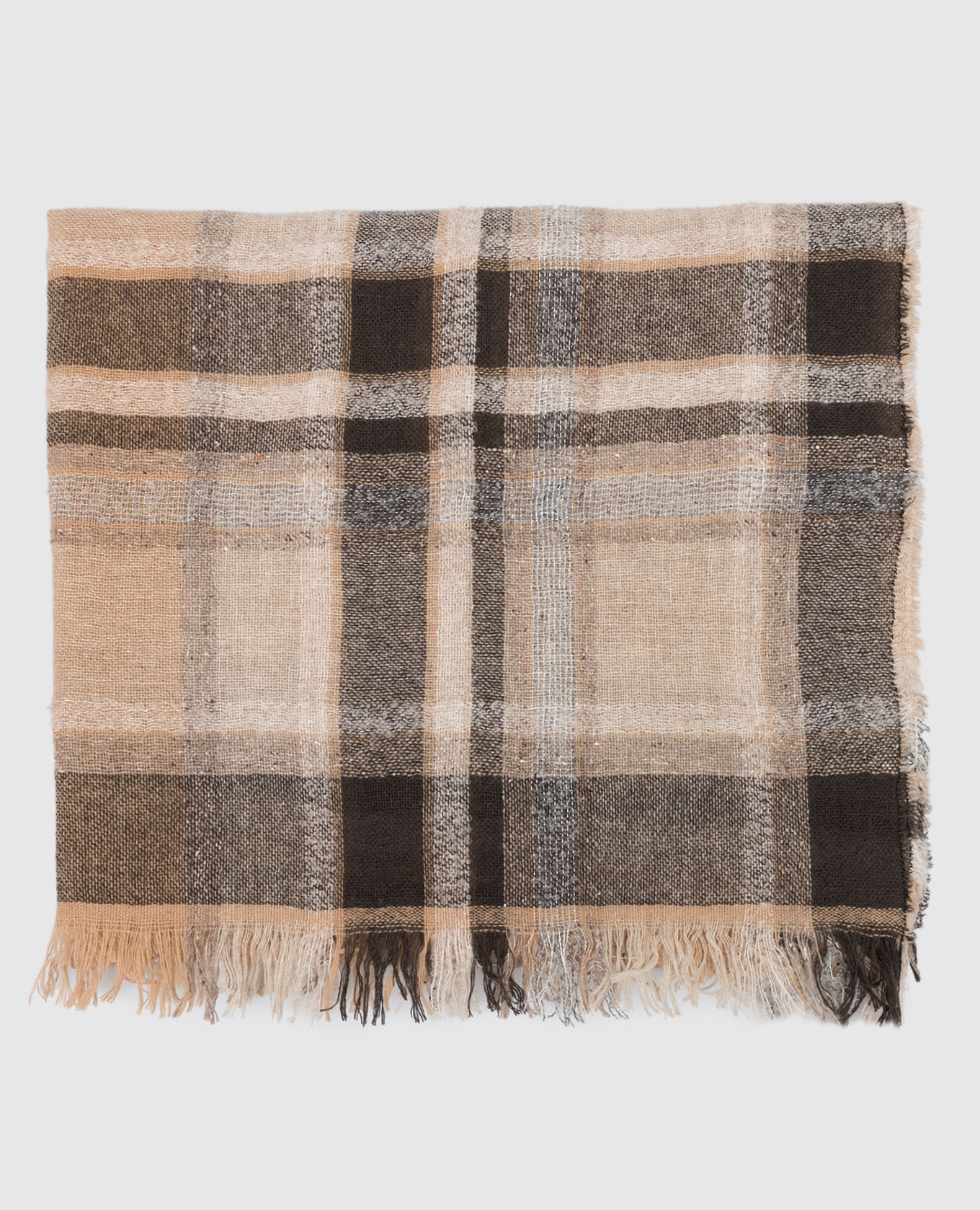 

Beige stole with wool Peserico, Бежевый