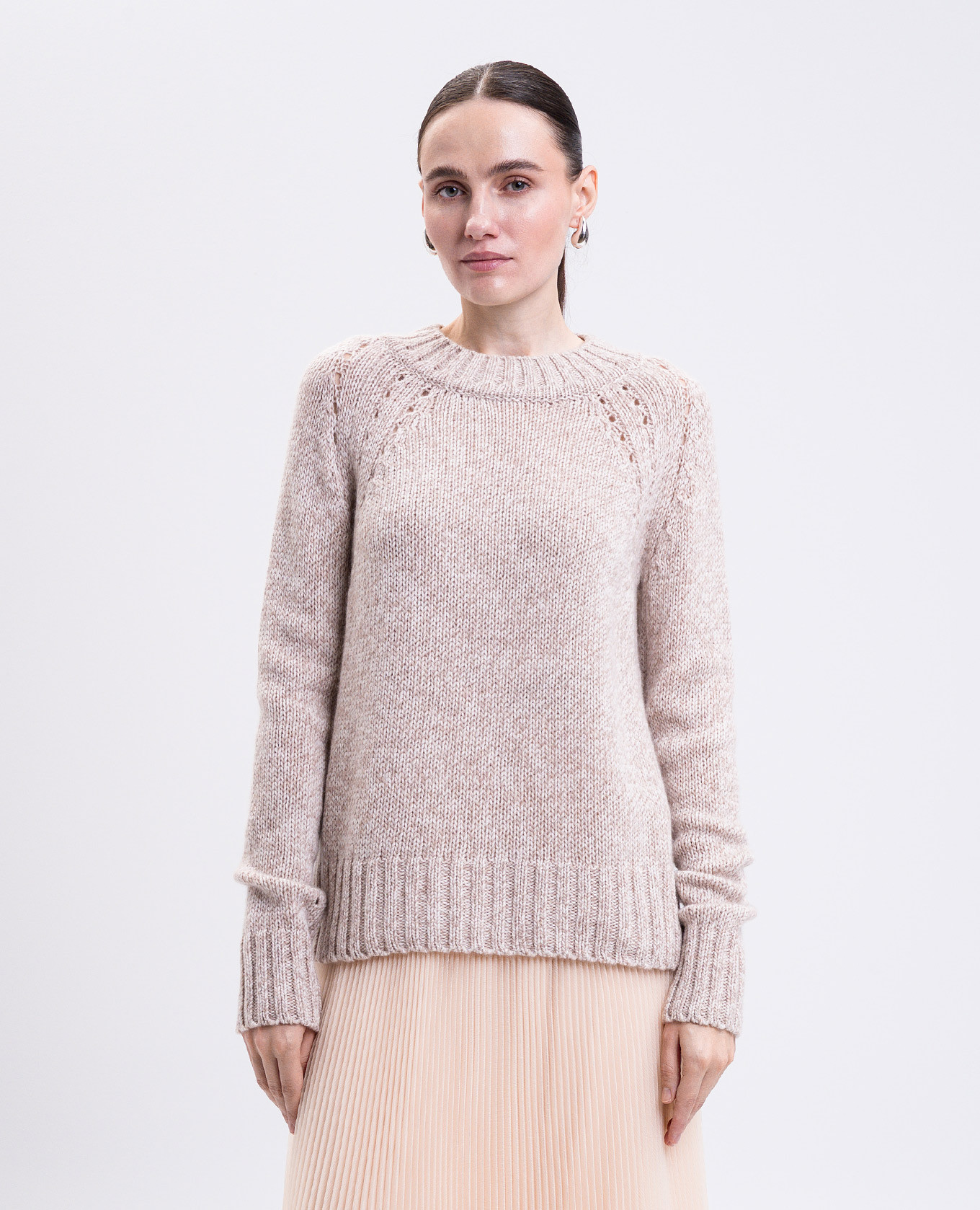 

Beige cashmere sweater Ermanno Scervino