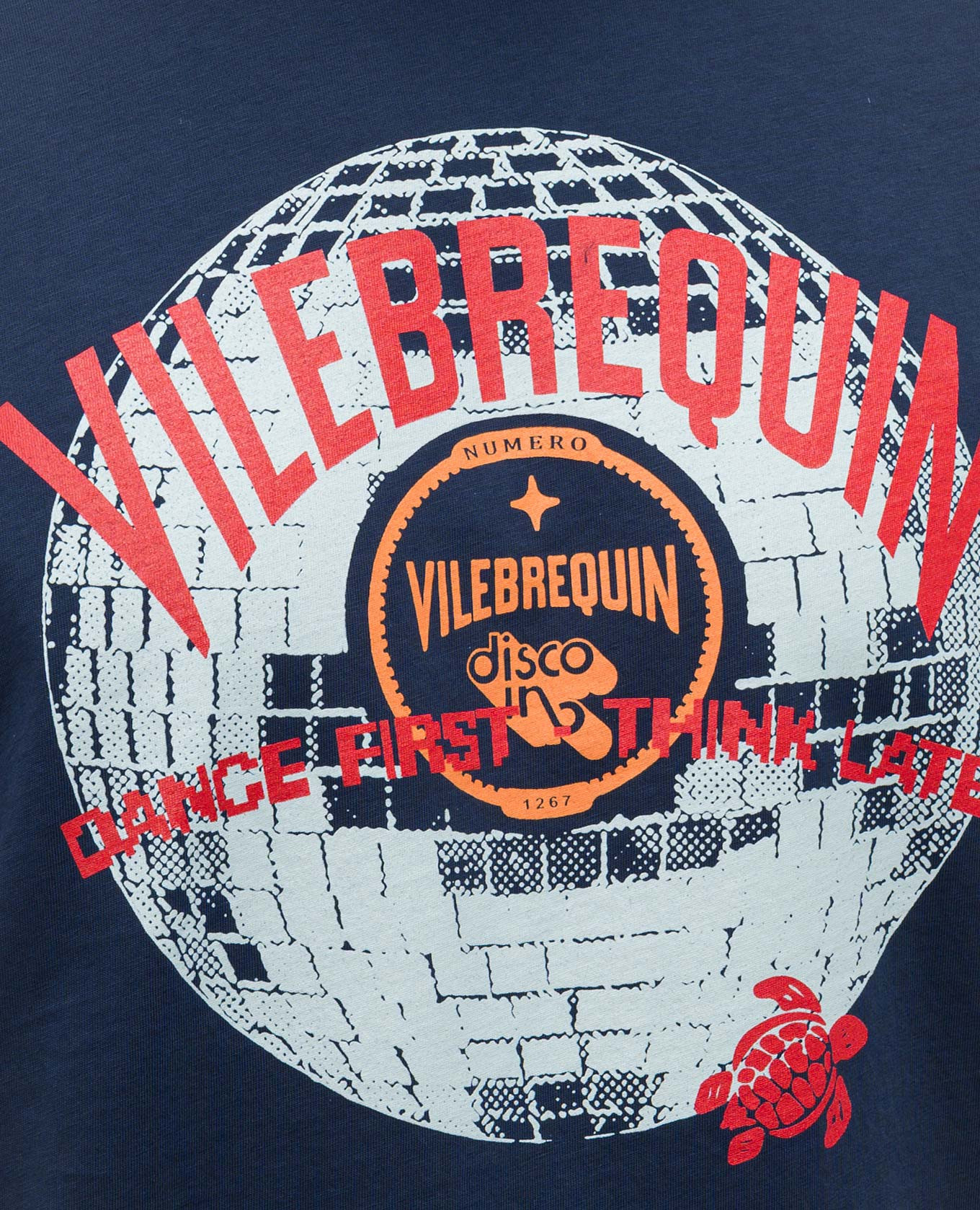 

Blue Disco Ball t-shirt with logo print Vilebrequin
