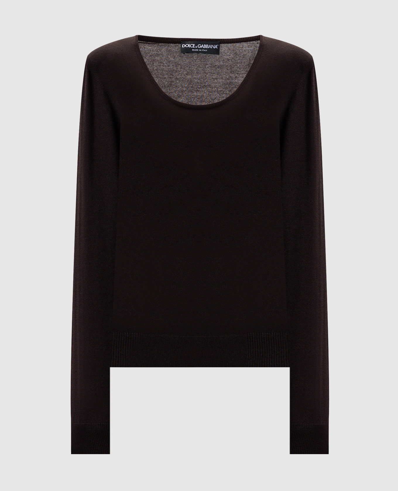 Brown cashmere jumper Dolce&Gabbana