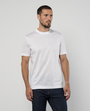 Canali White T-shirt MJ00002T0356