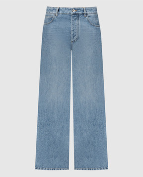 Bottega Veneta Blue jeans with logo patch 710772V42W0