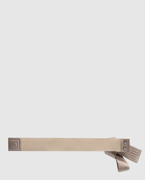 Lanvin Beige silk belt with bow AW2Y6HSATC7A