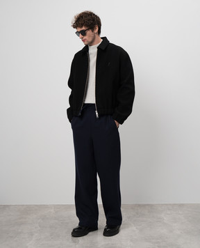 Ami Paris Blue pants made of wool UTR212WV0018