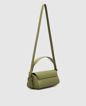 J&M DAVIDSON Bonny green leather baguette bag LBNB0XXNGXX