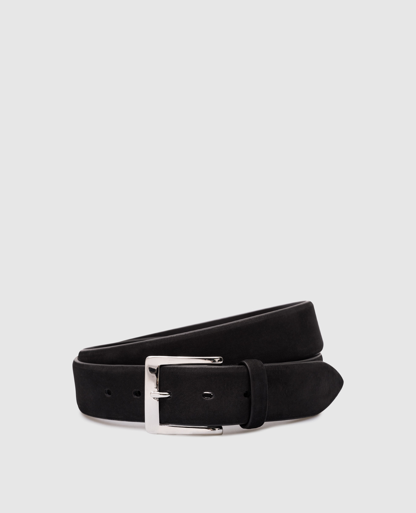 Black GAREY nubuck belt