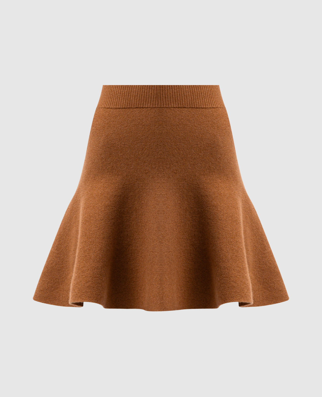 

Brown cashmere mini skirt Jacob Lee