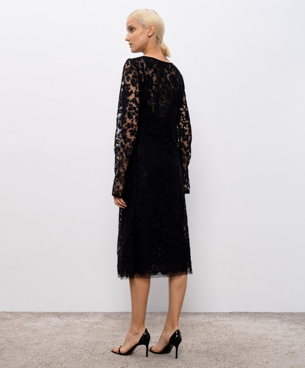 Ermanno Scervino - Black lace midi dress D472Q758CSJZS - shop with Malta delivery at Symbol Ermanno Scervino - Black lace midi dress D472Q758CSJZS - shop with Malta delivery at Symbol