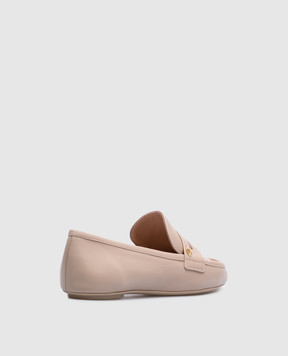 Gianvito Rossi Beige leather loafers GIORGIA G2531405GOM