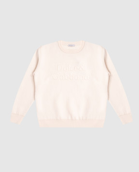 Dolce&Gabbana Children's beige wool sweater L4KWE2JDVCQ