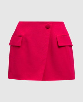Balmain Pink mini skirt EF0LA515VB00