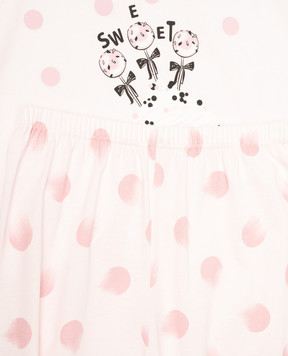 RiminiVeste Gary baby pink pajamas with Sweet print U30009