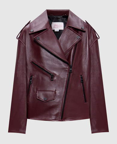 muguet ミュゲ heart pocket leather jacket muguet heart pocket leather jacket