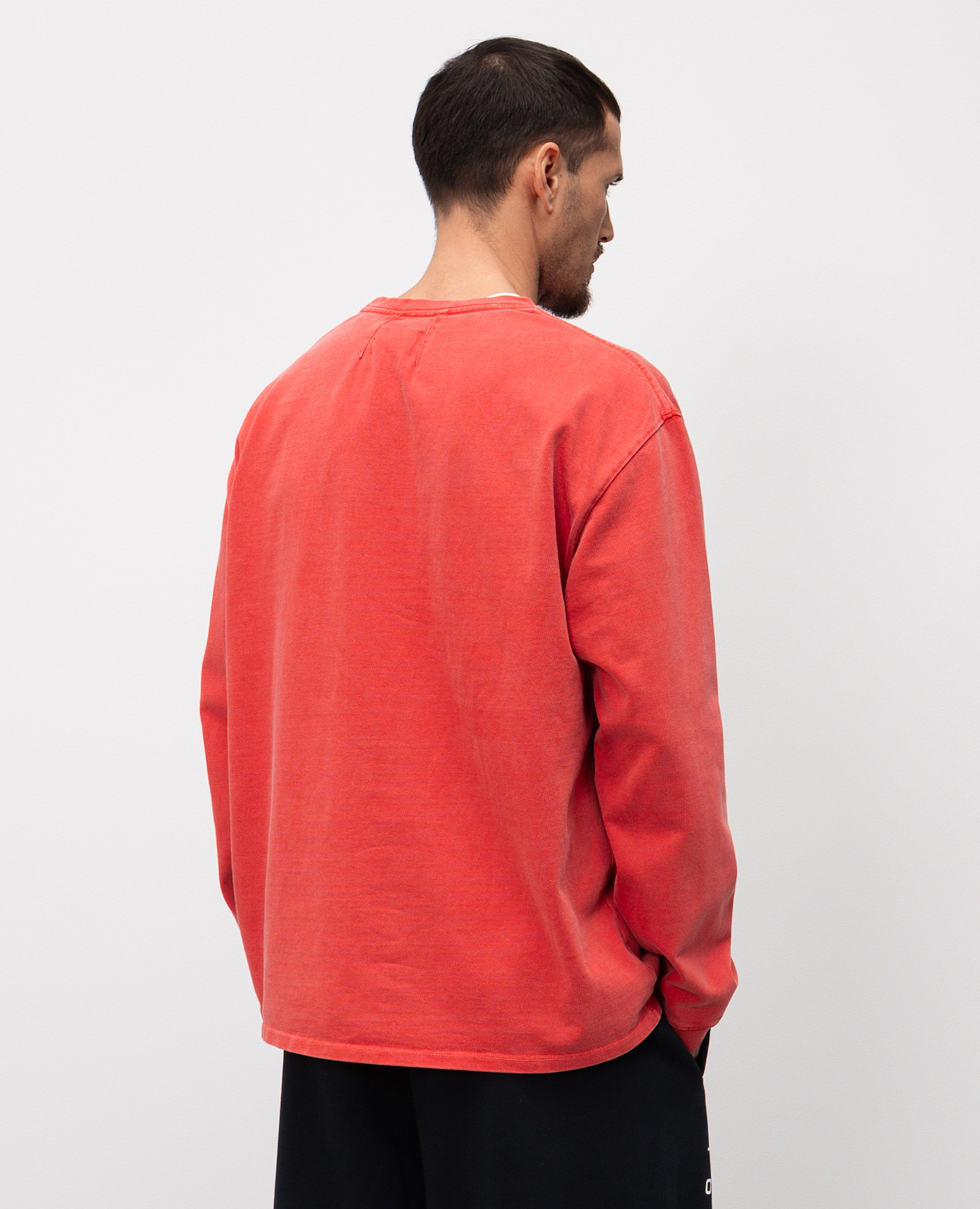

Red long sleeve with logo print Rhude