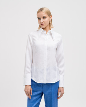 Gabriela Hearst Albruna white linen shirt 2241065LA003