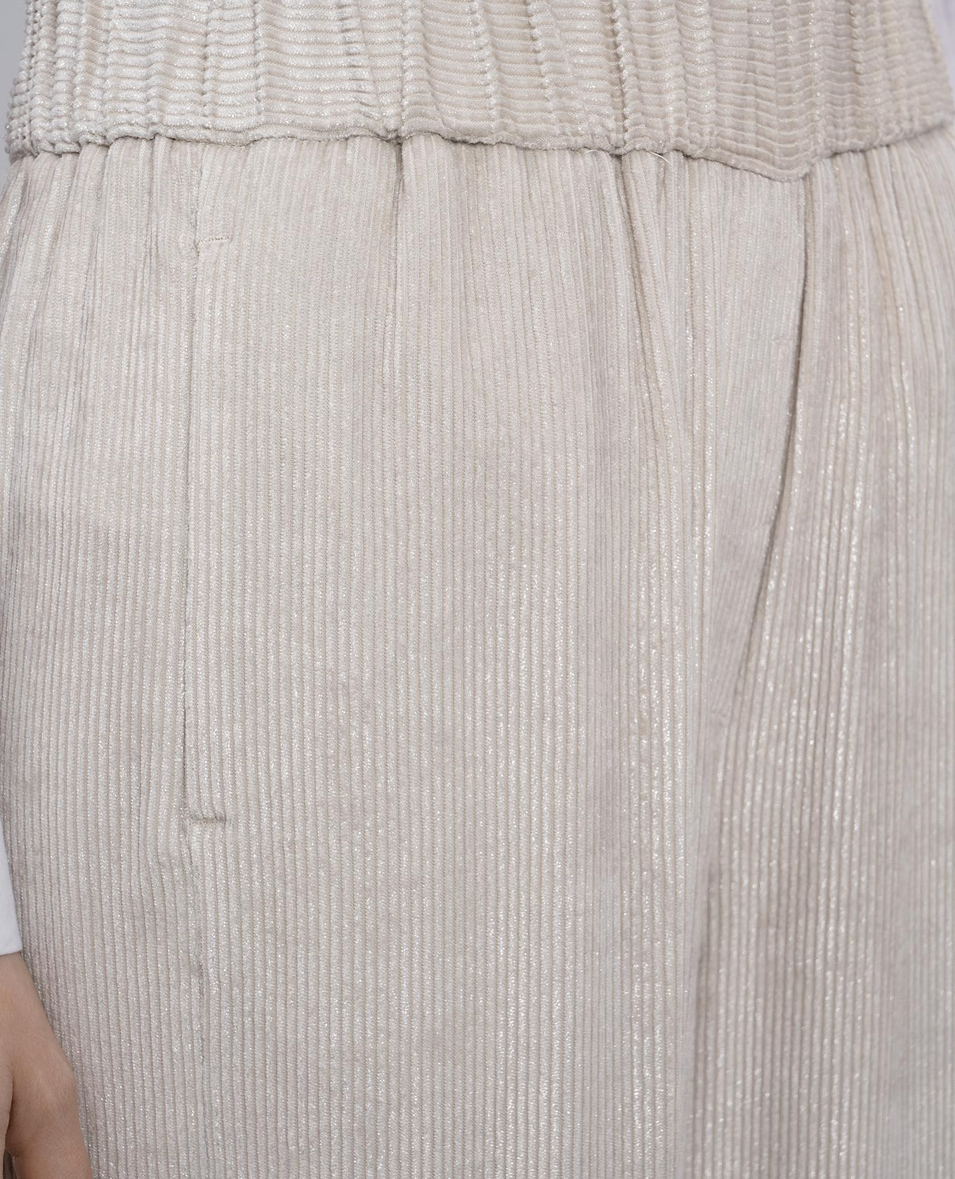 Beige corduroy pants Peserico 5