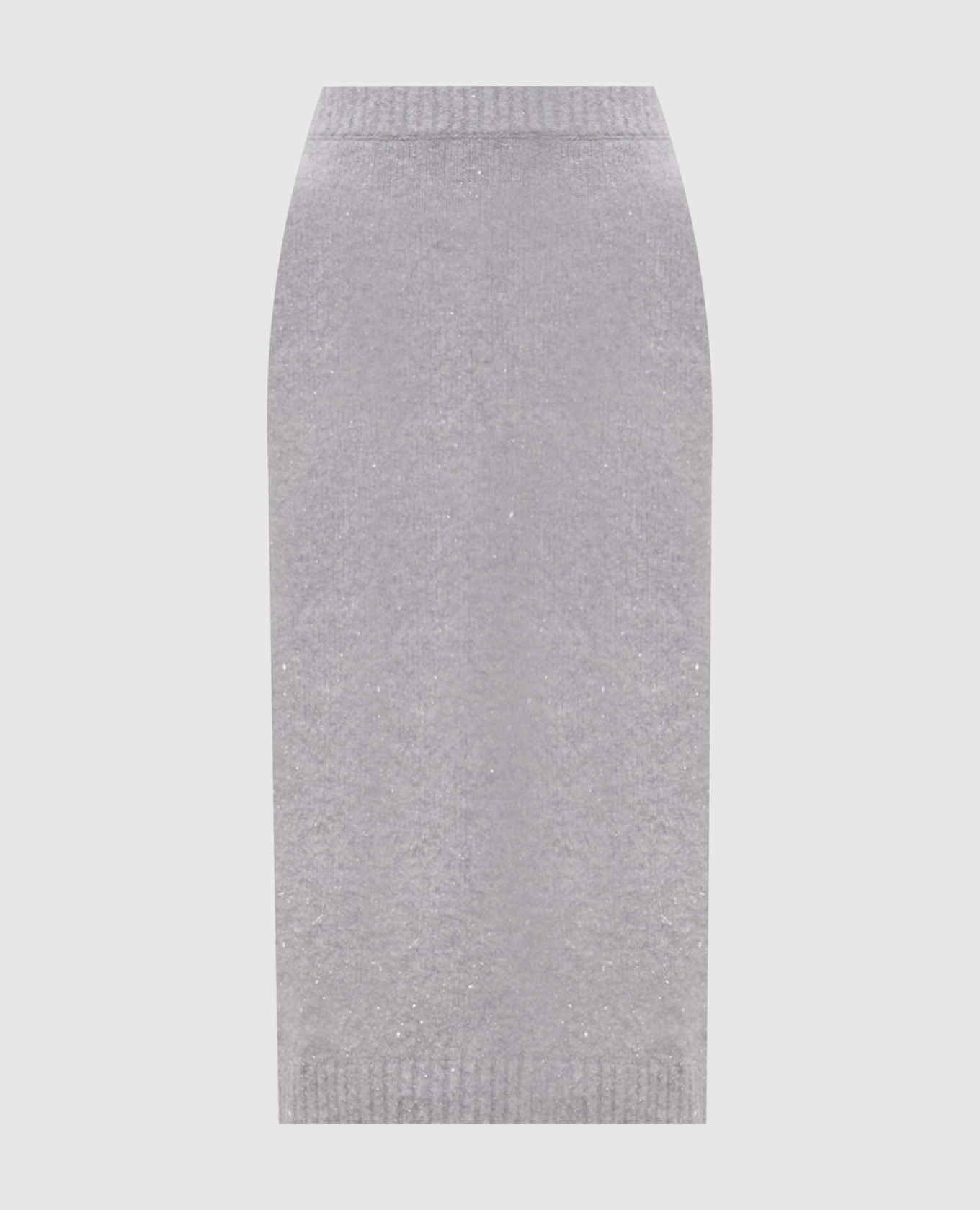 

Gray wool and cashmere skirt with lurex Peserico, Grey
