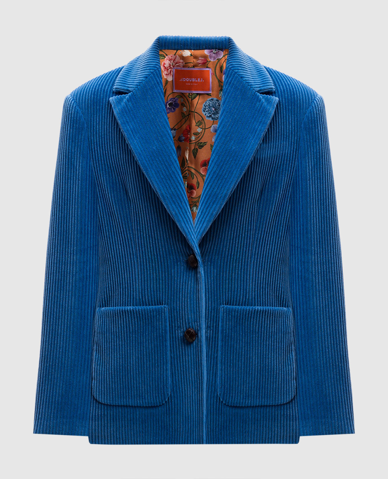 

Kelly blue corduroy jacket La DoubleJ