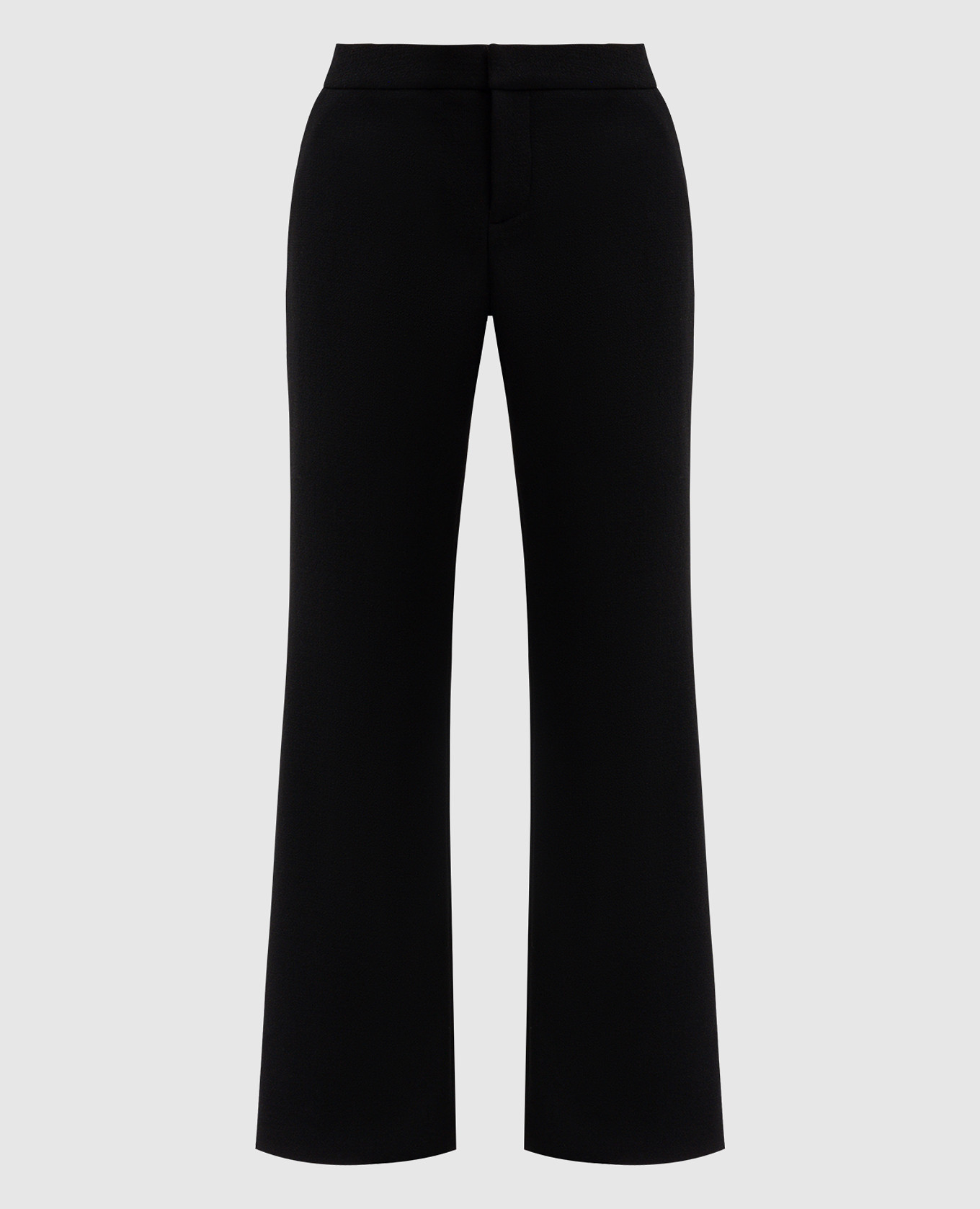 

Black wool flared pants Balmain