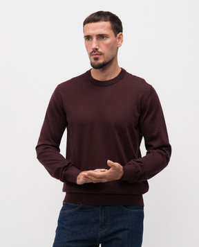 Dolce&Gabbana Burgundy cashmere jumper GXX02TJBW05